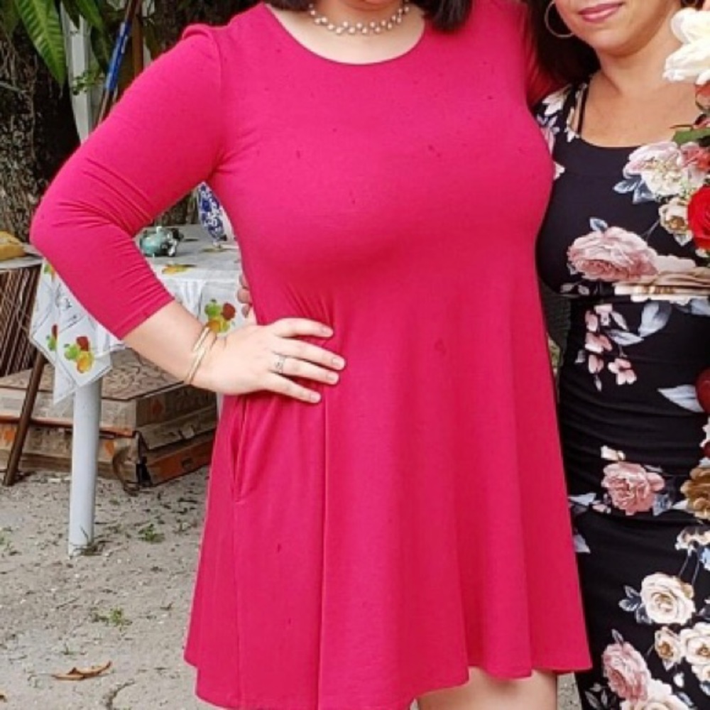 Hot Pink Dress